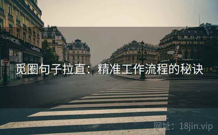 觅圈句子拉直:精准工作流程的秘诀 觅圈句子拉直:精准工作流程的秘诀